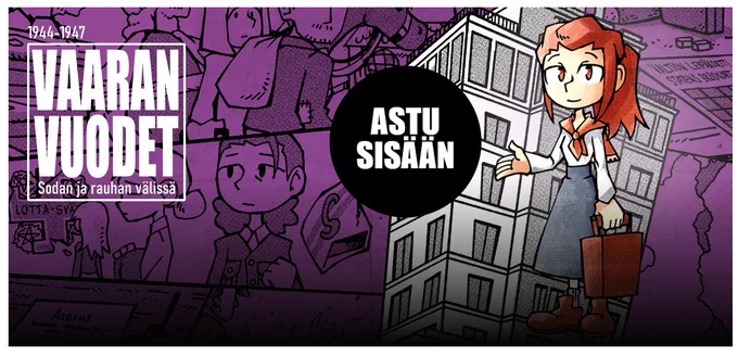 Lotta Museum was kind enough to ask me to do some artwork for their web exhibition about post-war Finland. The exhibition itself is in Finnish only, but here's a link to it. Happy to be part of such collaboration.
https://t.co/aNVL7Rl35D 