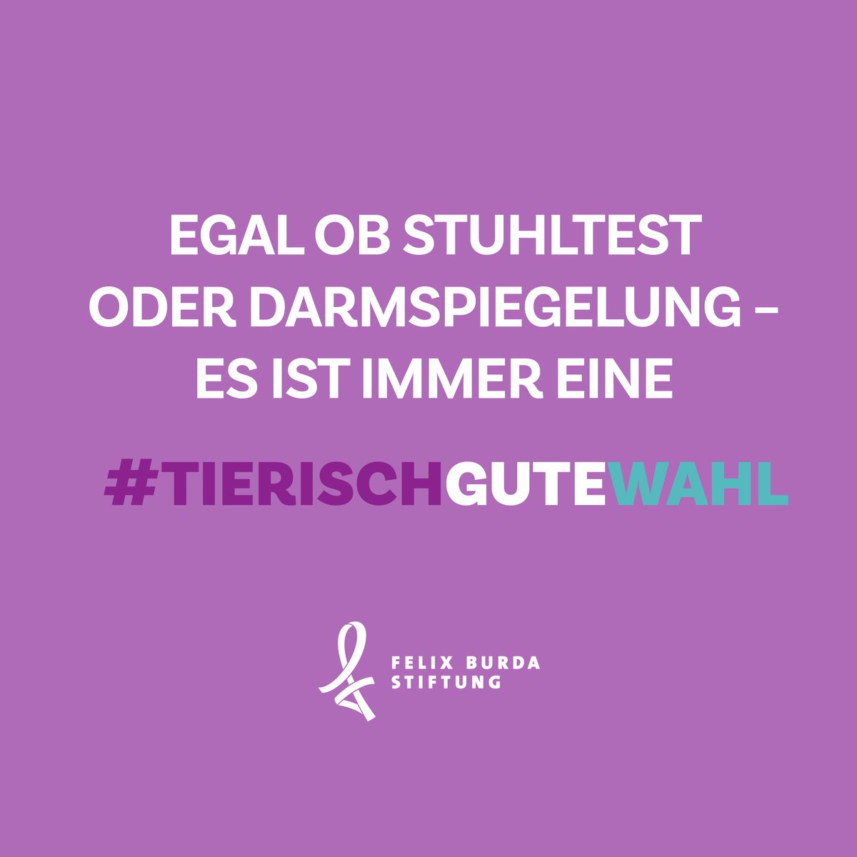 So einfach ist das 👍🏻 Mehr dazu auf tierischgutewahl.de 🐶🐱 #Darmkrebsmonat #März #Darmcheck #Darmkrebsvorsorge #TierischGuteWahl #Hunde #Katzen #Catcontent #Gesundbleiben