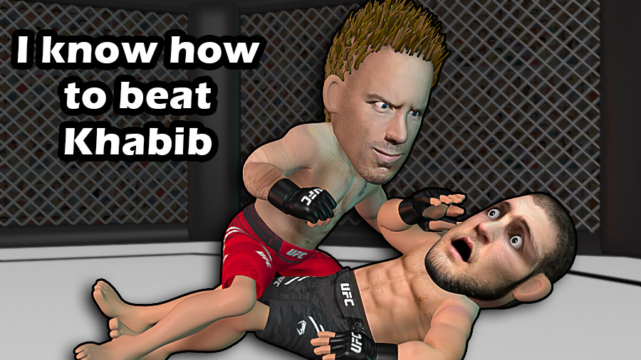 GSP believes he can beat Khabib #UFC #MMA #Animation youtu.be/oIXHVU1V9dM