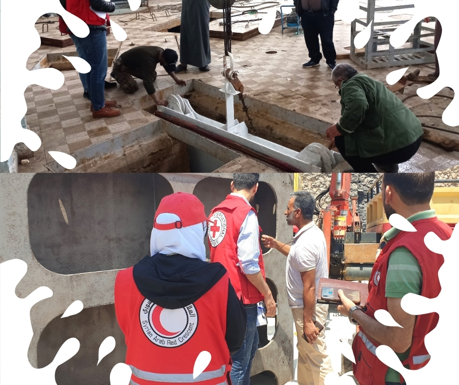 ICRC in #Syria works so more vulnerable people have access to clean #water, and now 3 million people have better access after recent maintenance was done to 8 gates in Al-Khafsa water treatment plant in #Aleppo, in coordination with @SYRedCrescent & Aleppo Water Board.