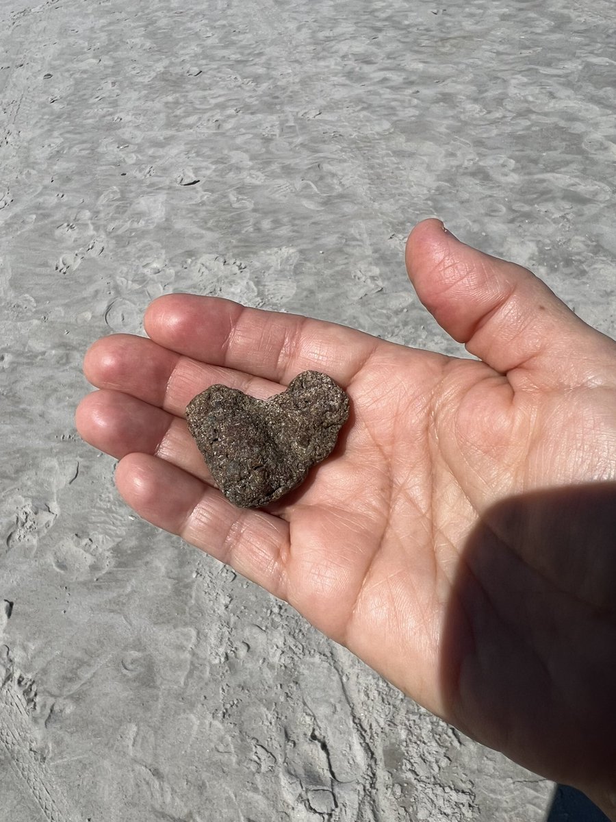 I went on a beach run and found this right on my path - such a signal of hope - #HappyEaster to All #FelicesPascuas #FelizPascoa