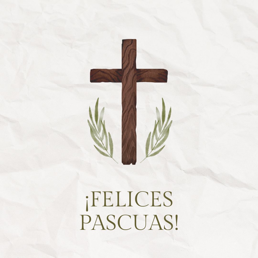 Que esta celebración nos encuentre unidos y en paz. ¡FELICES PASCUAS! 💛🤍