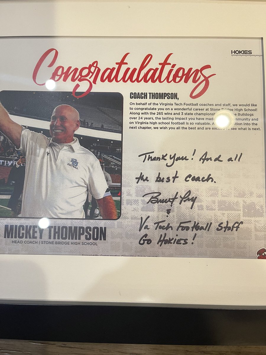 Mickey Thompson (@t_money4699) on Twitter photo Thanks Coach Pry and VT football for thinking of me! One of the best coaching staffs out there #GoHokies <a href="/HokiesFB/">Virginia Tech Football</a> <a href="/CoachPryVT/">Brent Pry</a> <a href="/CoachShawnQuinn/">Shawn Quinn</a> <a href="/CoachGouveia/">Jeron Gouveia-Winslow</a> Thanks Coach Pry and VT football for thinking of me! One of the best coaching staffs out there #GoHokies <a href="/HokiesFB/">Virginia Tech Football</a> <a href="/CoachPryVT/">Brent Pry</a> <a href="/CoachShawnQuinn/">Shawn Quinn</a> <a href="/CoachGouveia/">Jeron Gouveia-Winslow</a>