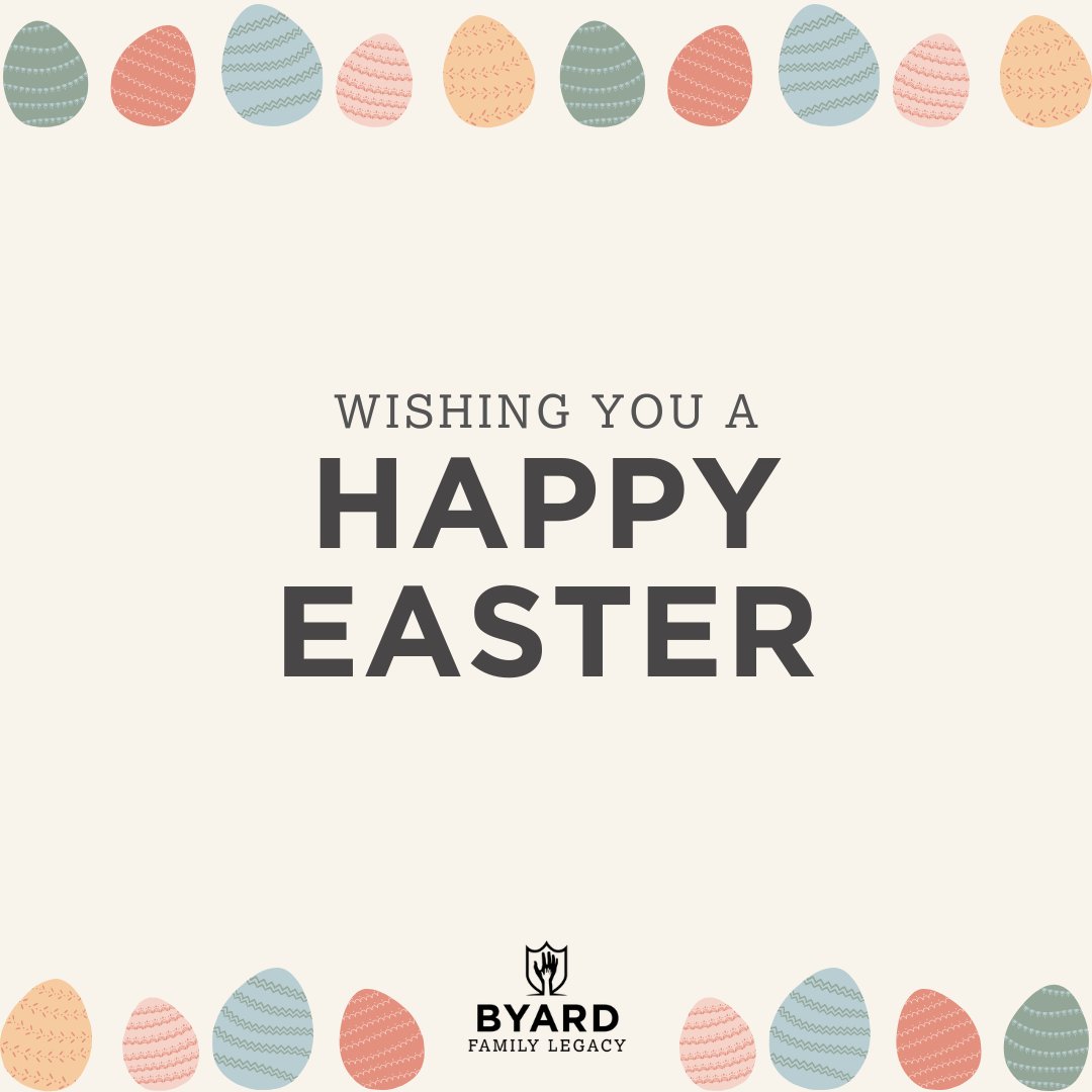 Happy Easter from the Byard Family Legacy Fund! 💕🐰 We are so grateful for your continued support in our mission to spread love and hope and to make a positive impact in our communities. He is risen!