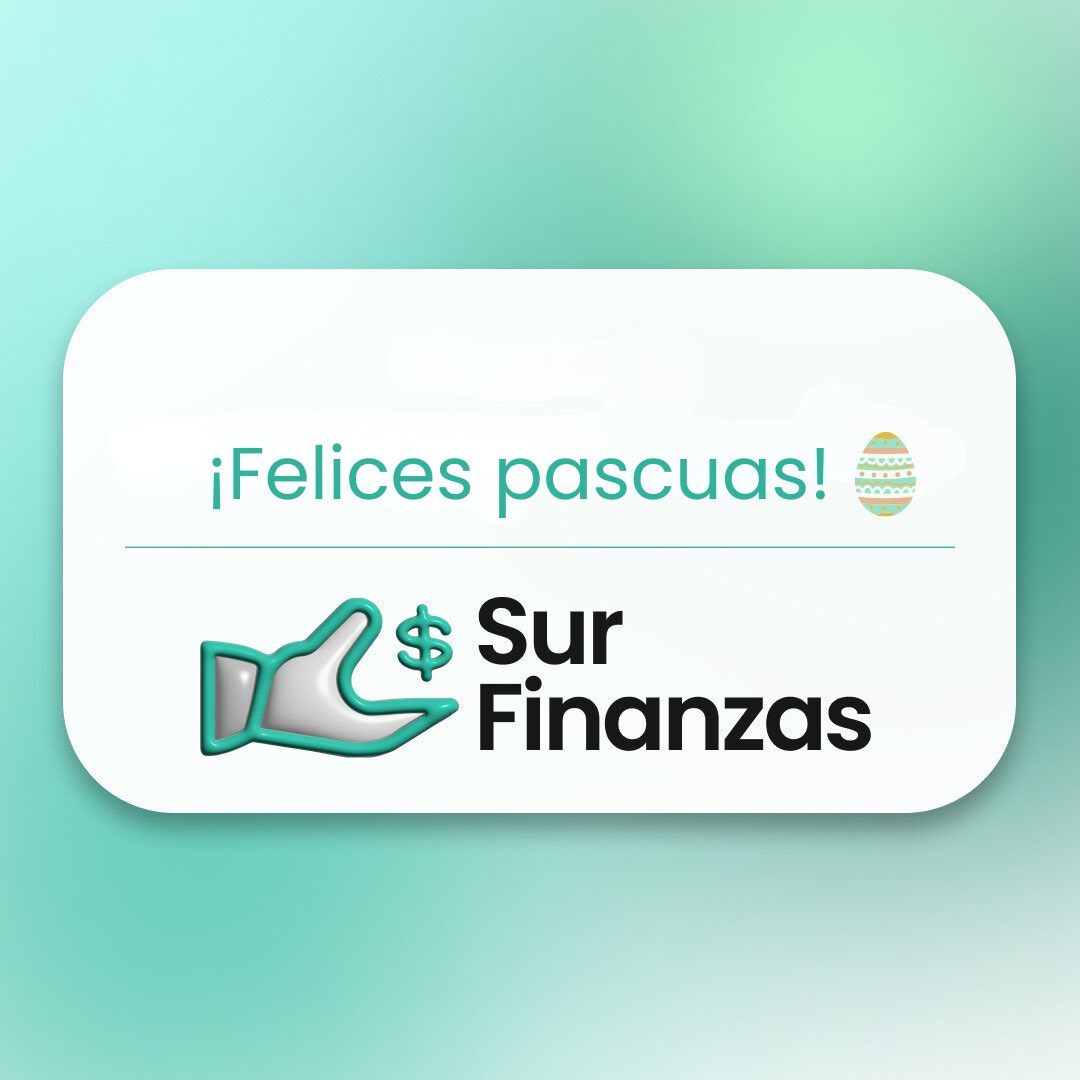 Sur Finanzas les desea unas muy felices pascuas!🐇 #surfinanzas #pascuas