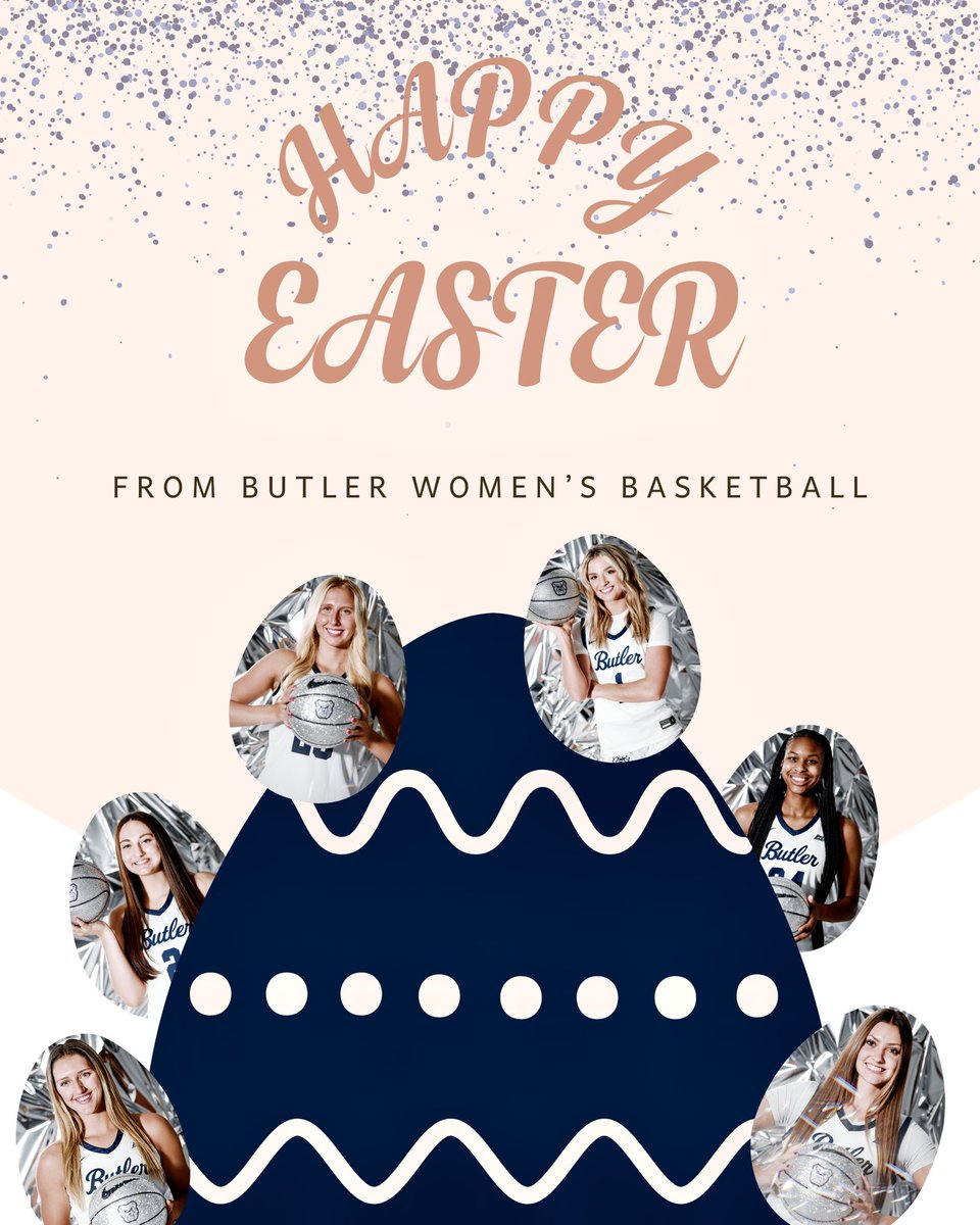 Wishing you a Happy Easter from Butler Women’s Basketball. #4us
