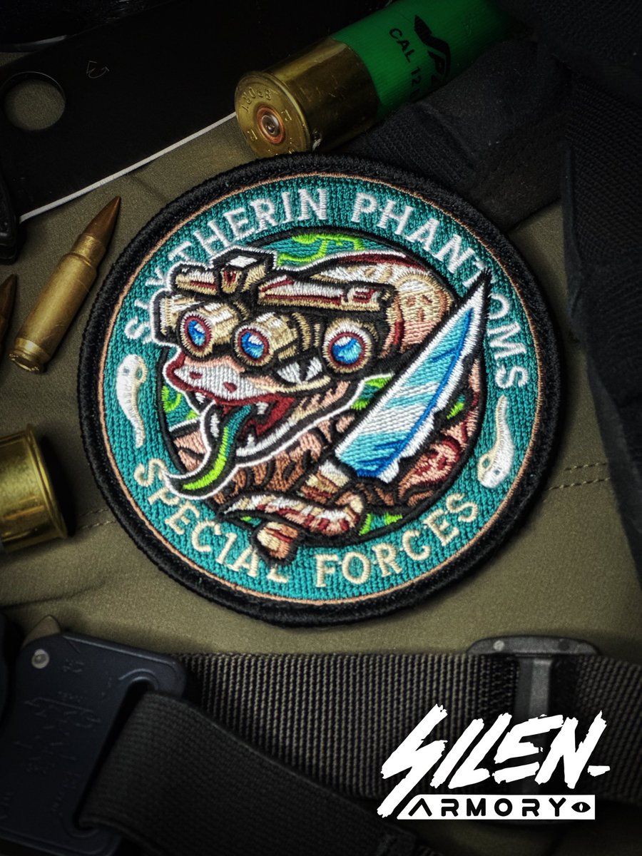 Deuxième patch du set Battle Wizards : les fantômes Slyth Special Forces ! 🐍🔪 DM MOI POUR LE COMMANDER !

Des membres de la maison Serpentard dans le coin ? 🤘

Patch en ÉDITION LIMITÉE, seulement 75 patchs produits.

Partagez si vous le trouvez cool, merci les potes 🙏