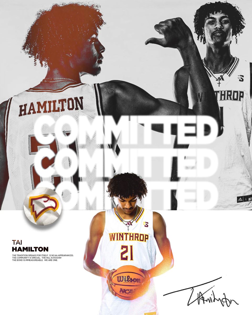 Next Chapter‼️ #rockthehill @Winthrop_MBB @MarkProsser15