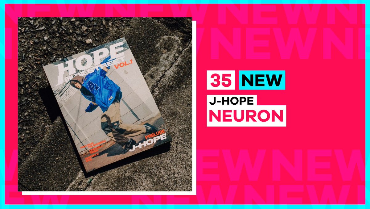 'NEURON' by #JHOPE debuts at #35 on the UK Big Top 40 chart ! CONGRATULATIONS JHOPE