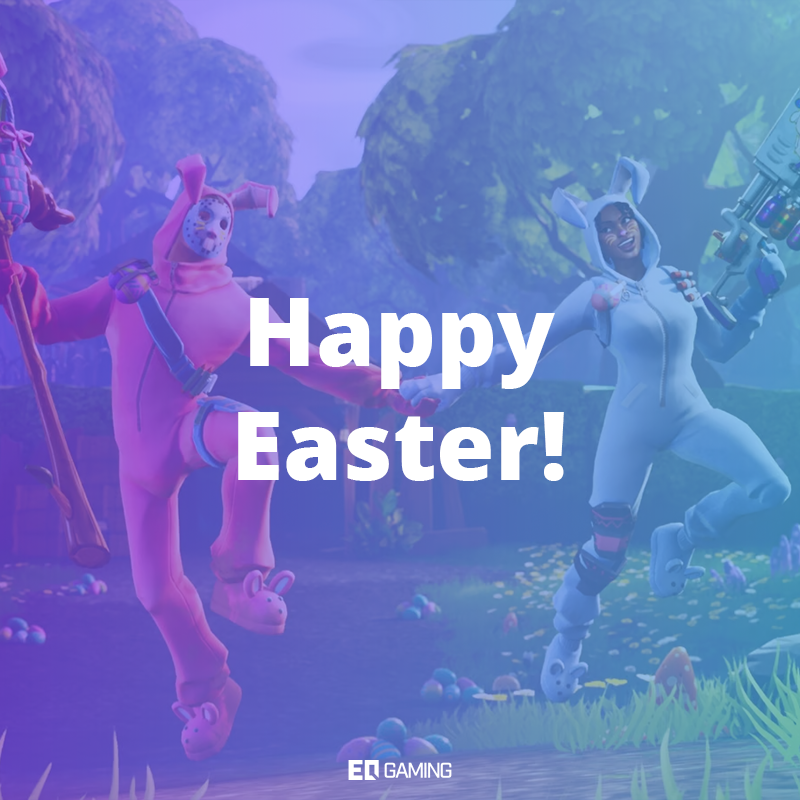 TeamEQG's tweet photo. Level up your Easter celebrations with some epic online battles! Happy Easter, gamers.

#happyeaster #easter #gaming #streaming #teamEQG https://t.co/NhyNJY7KLD