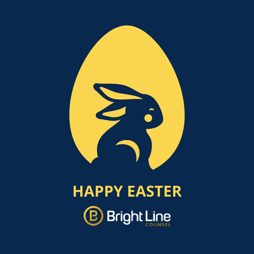 BrightLineAttys's tweet photo. Happy Easter from Bright Line Counsel. May your day be filled with new beginnings and the joy of spring. Here's to fresh starts and the promise of bright days ahead! #HappyEaster #brightlinecounsel #lawfirms #attorneys https://t.co/bslegHA5Mp
