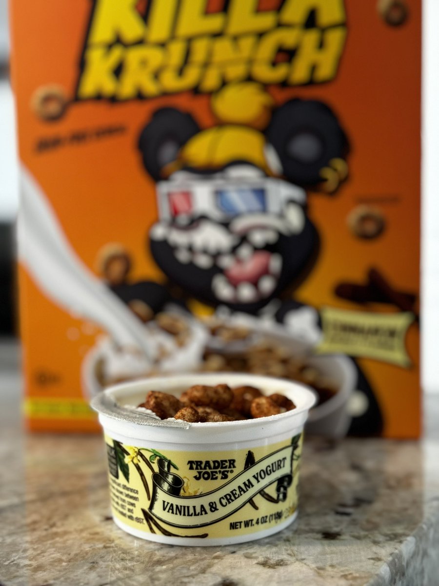 Recommendation from @iamcreans is alpha. @killabearsnft KillaKrunch + Yogurt is the move. @ScooterMcScoob @cerealclubnft