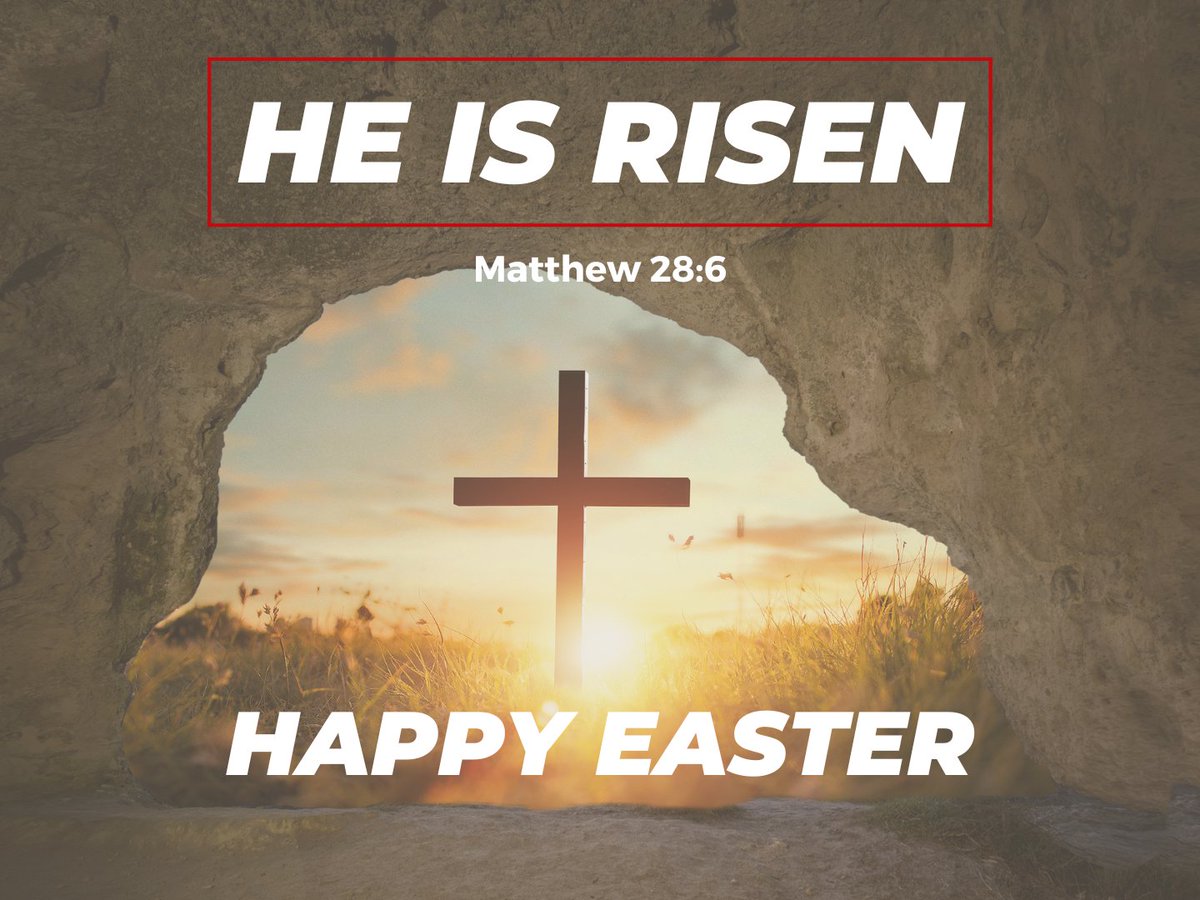 Rejoice! He is not here; He has risen, just as he said. We pray you and your loved ones have a blessed day celebrating the resurrection and hope of Jesus Christ!