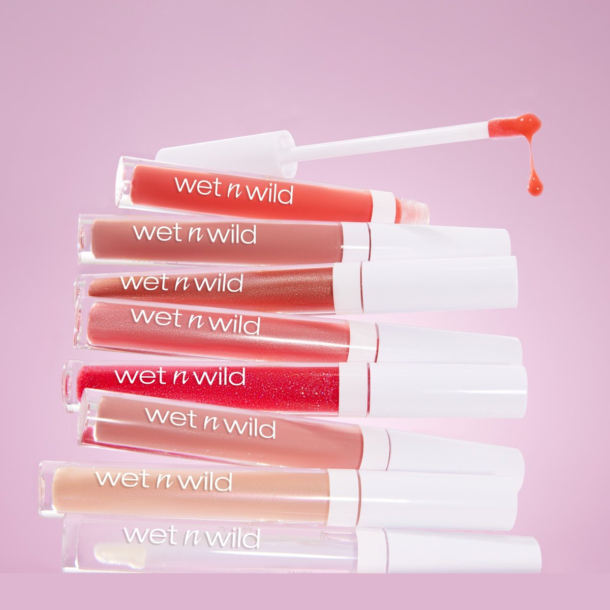 Shiny slick without the stickiness 🙅‍♀️ MegaSlicks Lip Glosses come in 16 gorgeous shades that'll have you reaching for them daily 😙⁠ ⁠ Get them @Walmart @target @cvspharmacy @walgreens @fivebelow and shop our #Amazon store at #LinkInBio #wetnwildbeauty #crueltyfree