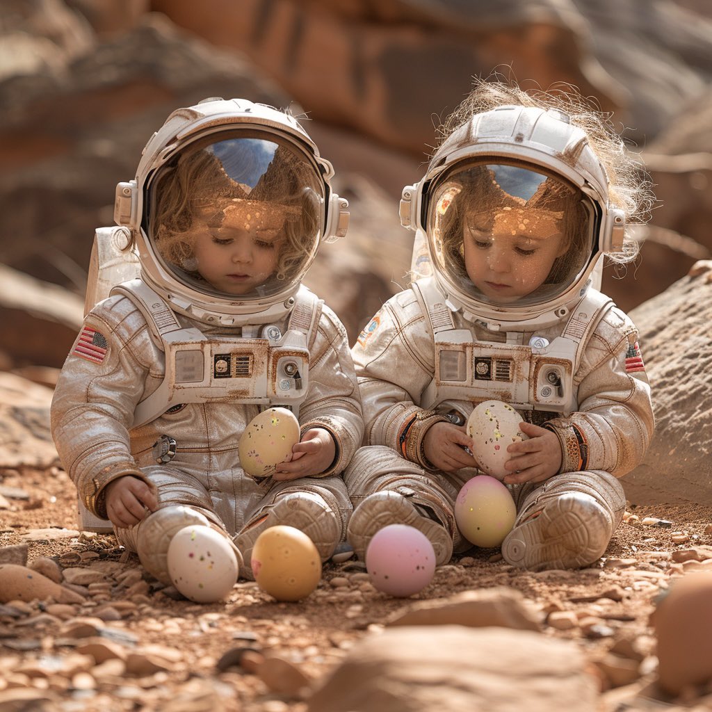 cb_doge's tweet image. Easter on Mars 🥚🐇
