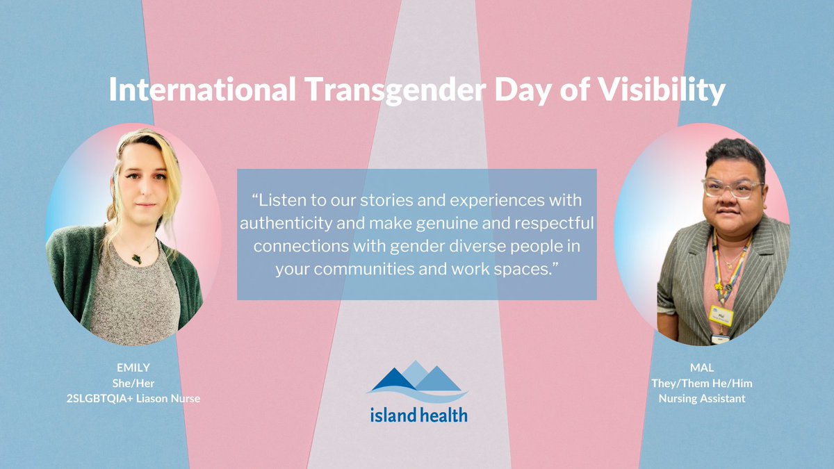 On #TransgenderDayofVisibility we honour two-spirit, trans & non-binary people everywhere. We celebrate the joy & resilience of gender diverse people & their contributions to our communities! Resources for the 2SLGBTQIA+ & ally communities: ow.ly/uPwR50R4Fcg #YouBelongHere