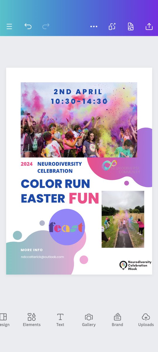 Come and join us on 2 April for our Colour run.
Open to FEAST and Non FEAST members 
Non FEAST members £20 for the day.
#HAF #FEAST #Neurodiversity #NeurodiverseCommunity #E50k Bramble woods Wavell road Catterick Garrison