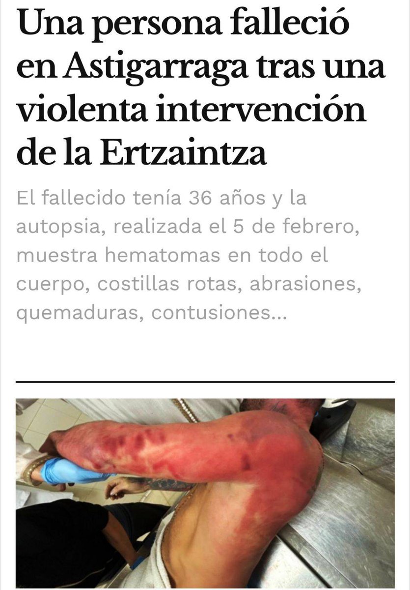 ❌ Nou cas de tortura i assassinat policial amb impunitat❗ 🔥 Continuem enfortint el moviment antirepressiu per erradicar les tortures i donar un càstig exemplar als torturadors❗ ⤵️ Notícia sencera: insurgente.org/una-persona-fa…