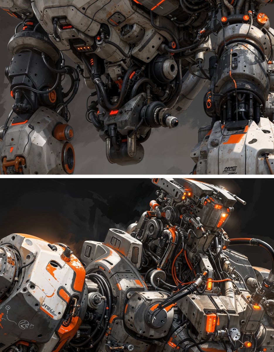DaveX_AI's tweet photo. Des essais avec Stable Diffusion+Magnific AI.
L'exercice était de partir d'une modé faites pendant ma formation, de la réinterpréter avec Stable diffusion et de la peaufiner avec Magnific AI. La gestion des détails est juste incroyable et pas forcément évident à refaire en 3D ^^' https://t.co/bksBRGPhmP