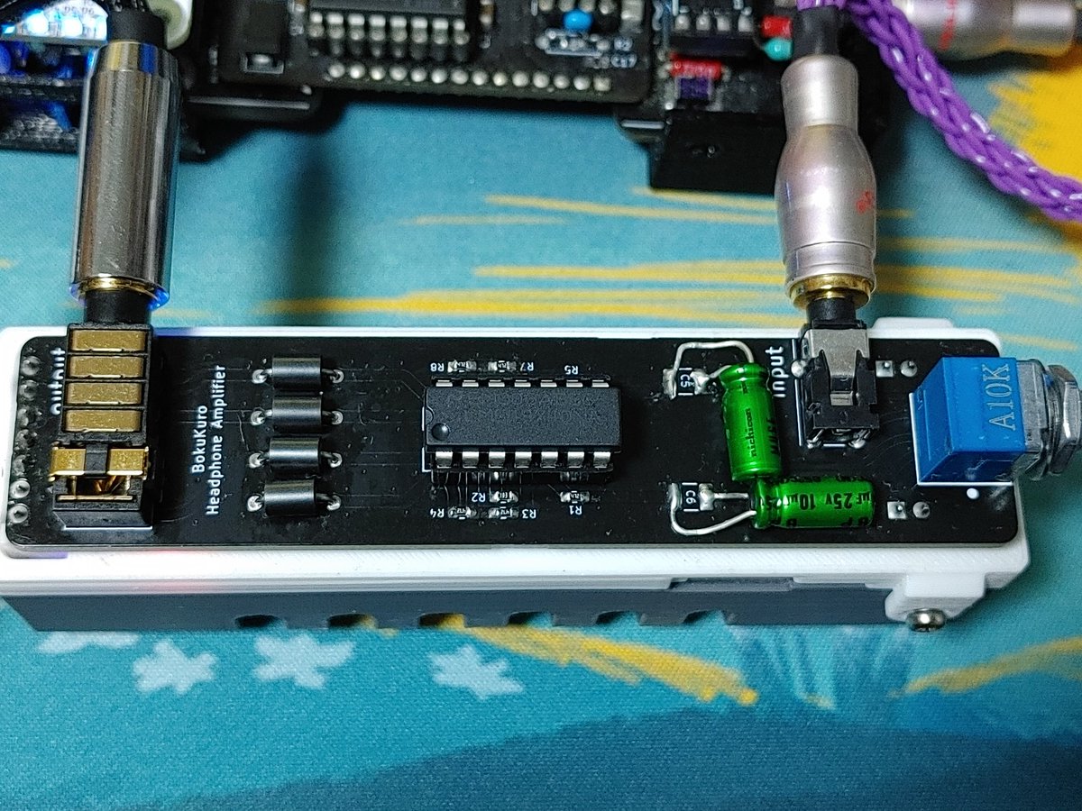 skycubic's tweet image. kicadリハビリ＼(^-^)／

fixerさんの僕クロアンプ作ってみたけどカップリングのサイズまちがったw