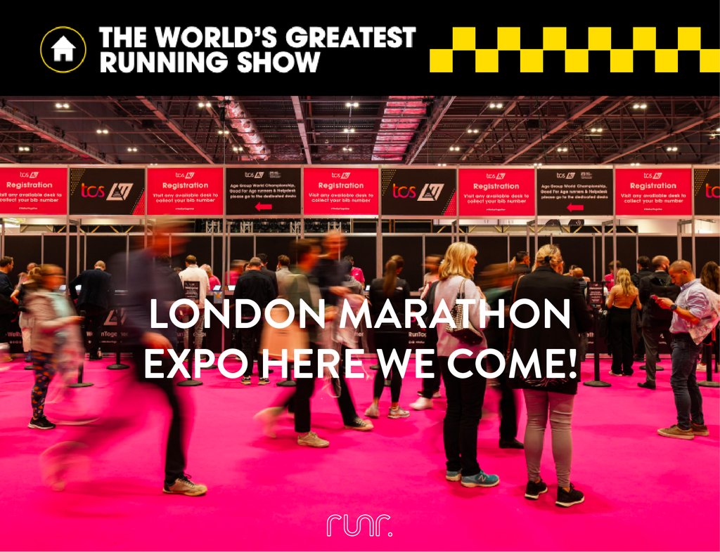 We're excited to say that we're heading to this year's London Marathon Expo at the ExCel London! Whether you're running in the London Marathon or not, the event is free to attend and a really exciting show to visit. runr.co.uk/pages/london-m… #runr #LondonMarathon