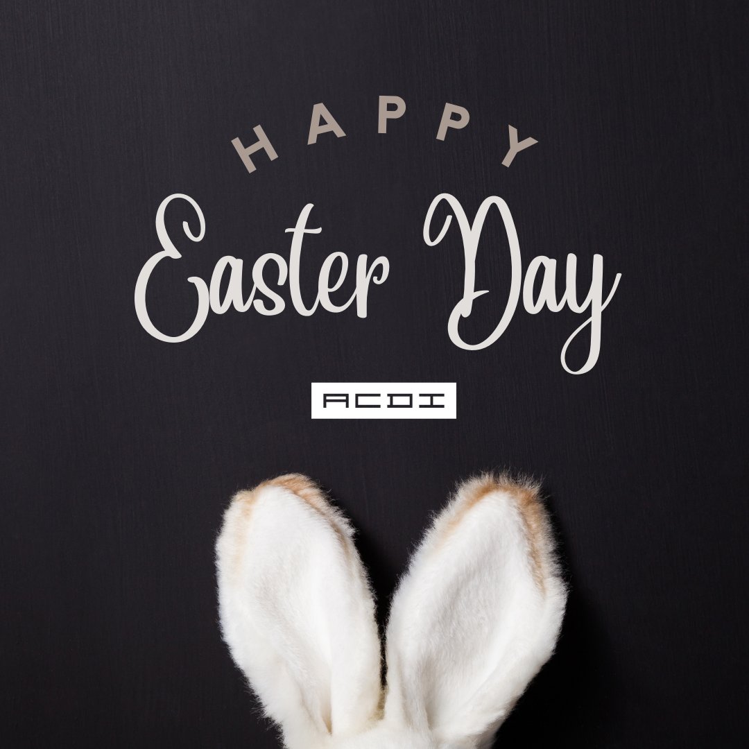 We wish you all a Happy Easter! 🐰🍫🥚
#GoodFriday #OneACDI #BetterThanYesterday