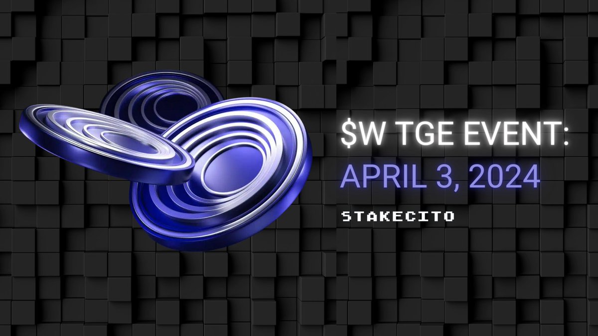 YUUUGE WEEK AHEAD 🥳

Token Generation Event:
🎁 $W 

Incentivized Testnets:
🎁 $ELYS: elys.bonusblock.io

Claim Events:
🎁 $NIM: claim.nim.network 
🎁 $WARD: genesis.wardenprotocol.org
🎁 $PYTH: helixapp.com/airdrop 
🎁 $AXV: astrovault.io   
🎁 $STRD: