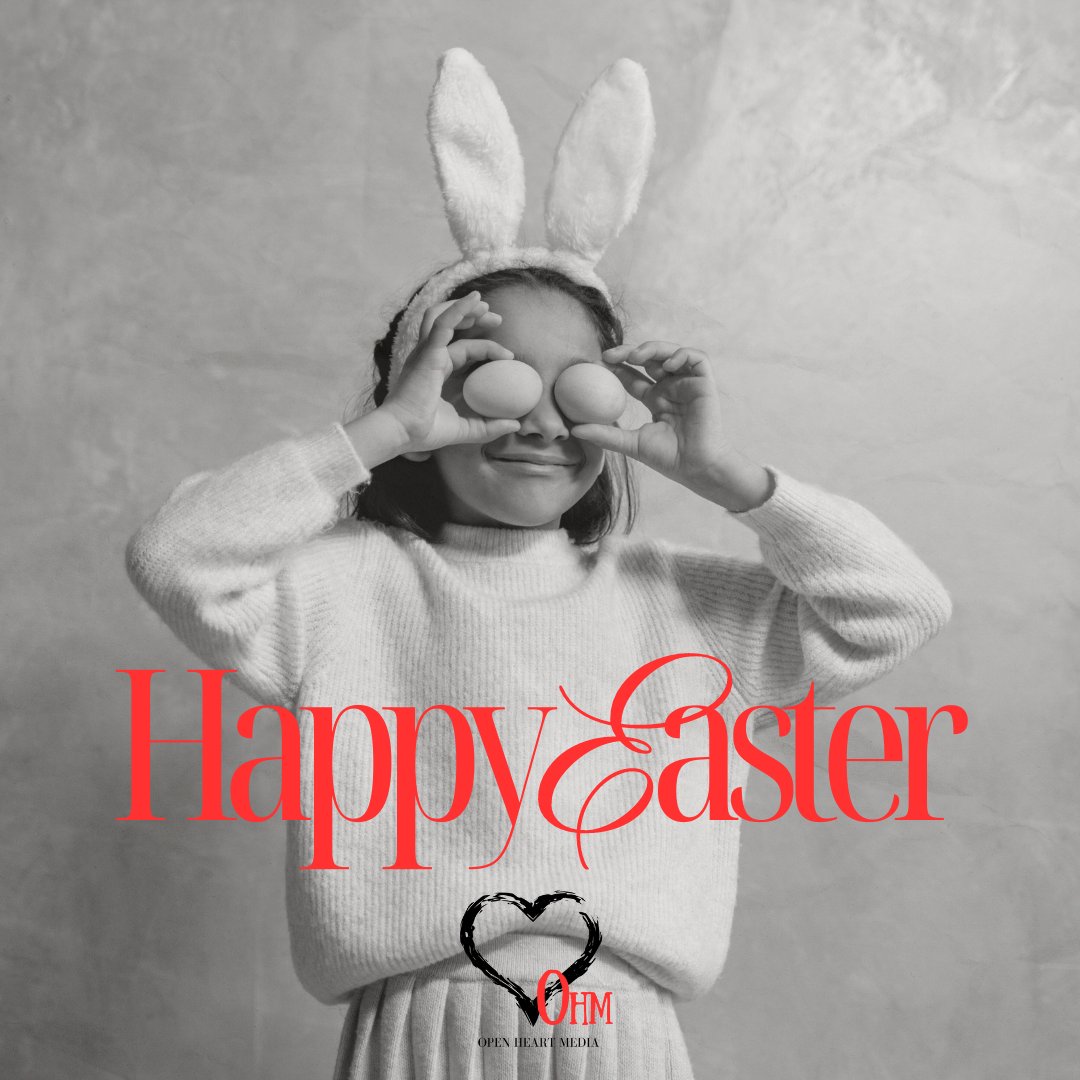 Sending Easter smiles your way! May this special day bring you love, laughter, and unforgettable moments!

Happy Easter from The Open Heart Media Team! ❤️ 

#happyeaster #openheartmedia