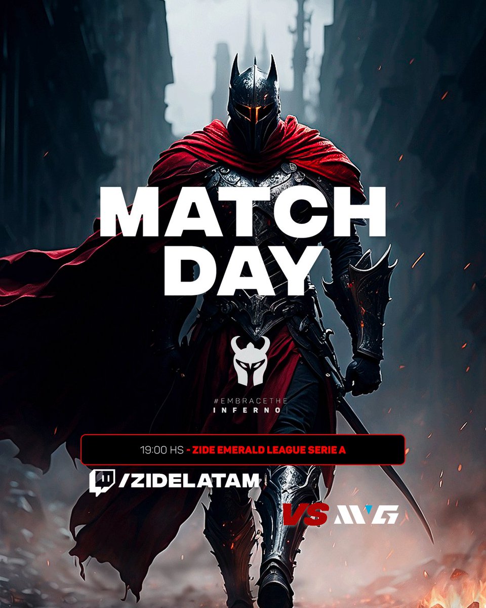 teamhellknights's tweet photo. Hoy jugamos Emerald League #SerieA de @ZideLatam contra un enemigo formidable ๐ซก
โฐ 19:00hs
๐ @malvinas_gaming
๐บ https://t.co/lzbpiYp5LN
Los esperamos bancando en el chat ๐
#GoTHK #EmbraceTheInferno https://t.co/0HAydQWduh