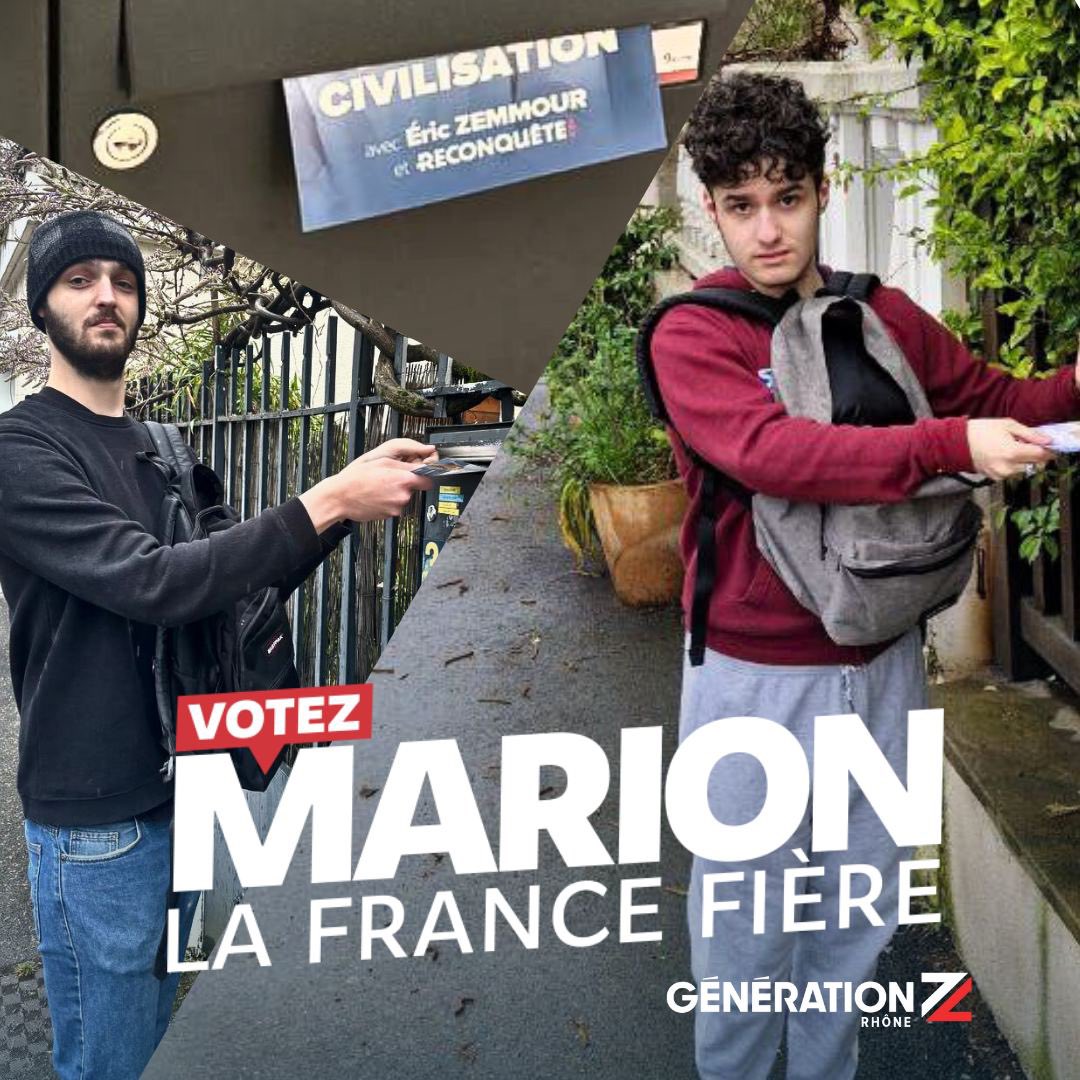 Opération boitage à Villeurbanne.
#VotezMarion