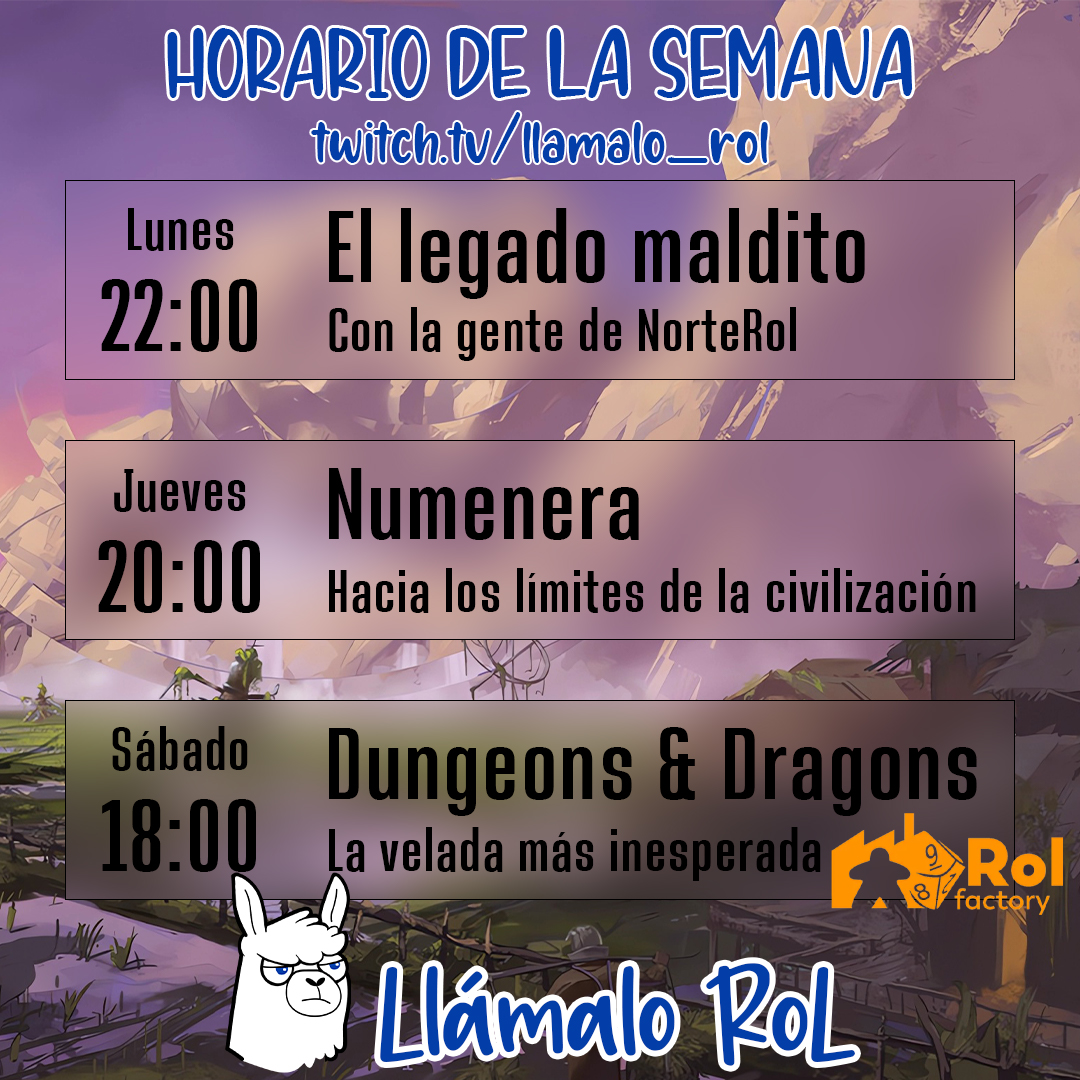 <a href="/Nacho_Rolero/">NorteRol 🎃😈👹</a> <a href="/PauFerron/">Pau Ferrón</a> <a href="/MeepleFactory/">Meeple Factory</a> Cartelito corregido!!
No es el LAGADO 🤣🤣🤣🤣