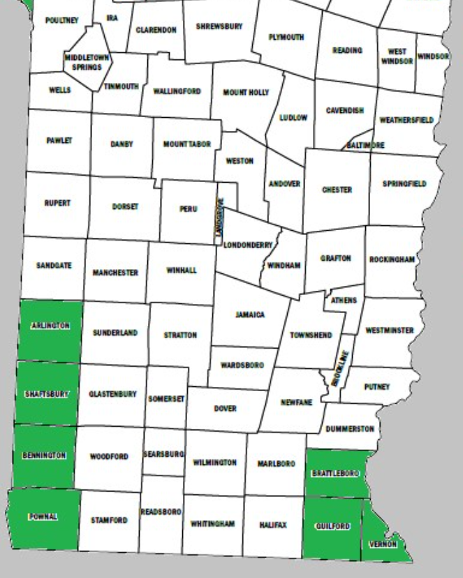 metallidan's tweet photo. Y'all were so helpful with the other map, this one is bigger. Think Summer camping wknd, hotel or airbnb situation central to the southern part of #Vermont that would allow us to explore 10-15 towns over the course of a few days. This might as well be another state to me. #runvt https://t.co/K9PyVn2xqJ