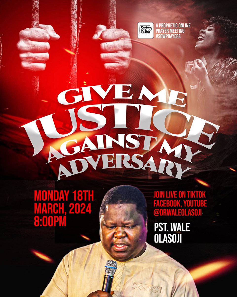 DrWaleOlasoji's tweet photo. We are starting the month of April with #SOWPrayers! 💃🏼💃🏼
Join me tomorrow night by 8PM WAT for a wondrous time of prayers. Your testimony is next in line!
Please share this post to invite as many people as you can. God bless you.
Happy Easter!
#drwaleolasoji #liccglobal https://t.co/oKEsdXZYki