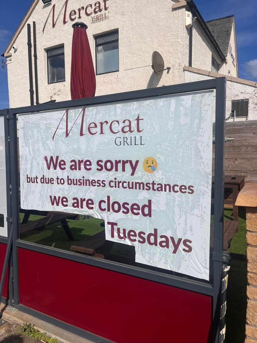 We are back open on Mondays