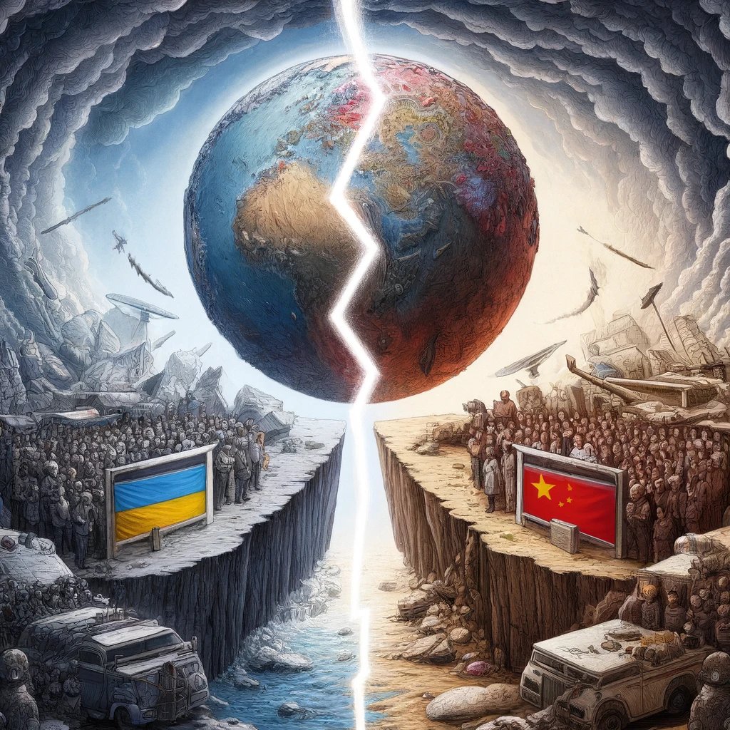 Fenresulven's tweet photo. The neglect shown towards Ukraine post-Budapest Memorandum is a worrying signal to China about the potential invasion of Taiwan. If global powers don't stand up for Ukraine, what message does this send to Taiwan? #StandWithUkraine #ProtectTaiwan #BudapestMemorandum https://t.co/hhBis0ibKe