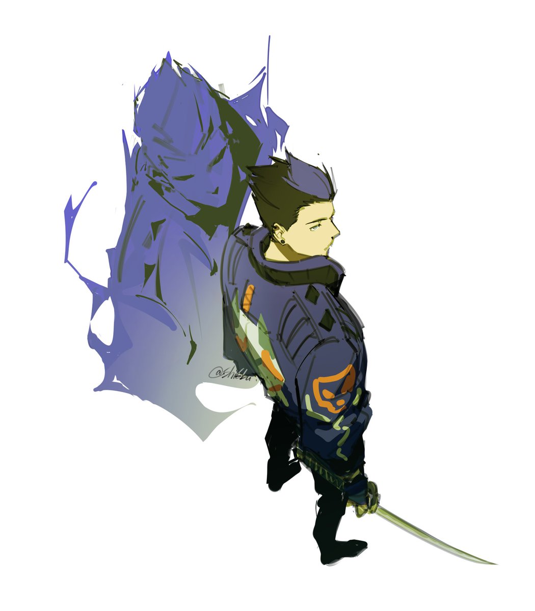 Shi6bu's tweet image. 落書き