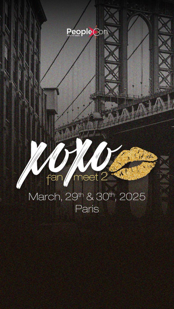 Il y aura un #XOXOFM2 chez @peoplecons les 29 et 30 mars 2025 💋