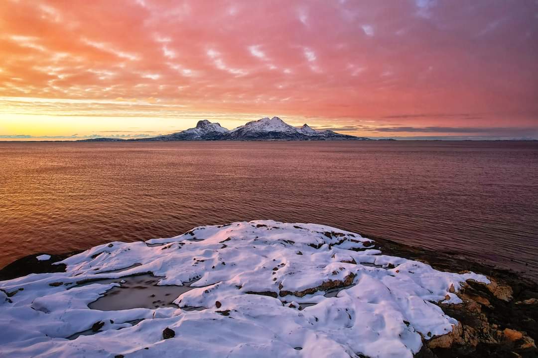 Bodø #sunset 😍 March 2024. Photo Reidar Hernes #Norway #ArtofNature @Visitbodo