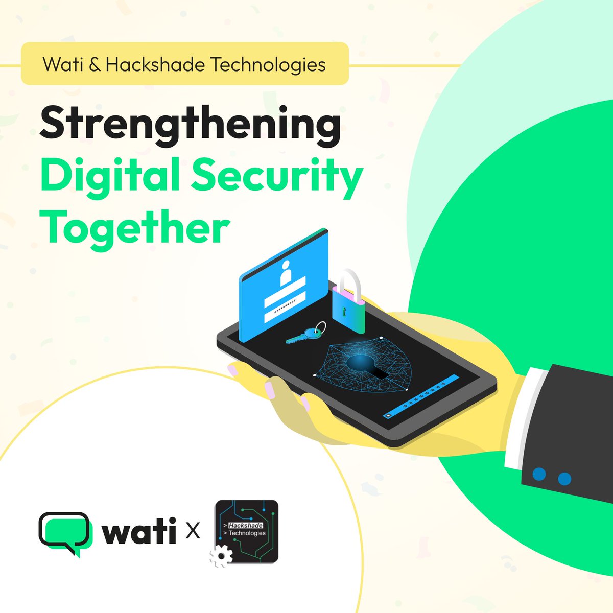 🔗 Wati & Hackshade Technologies unite to advance digital security! Our collaboration marks a new era in protecting digital landscapes. @HackshadeTechn1 #CyberSecure #WatiXHackshade