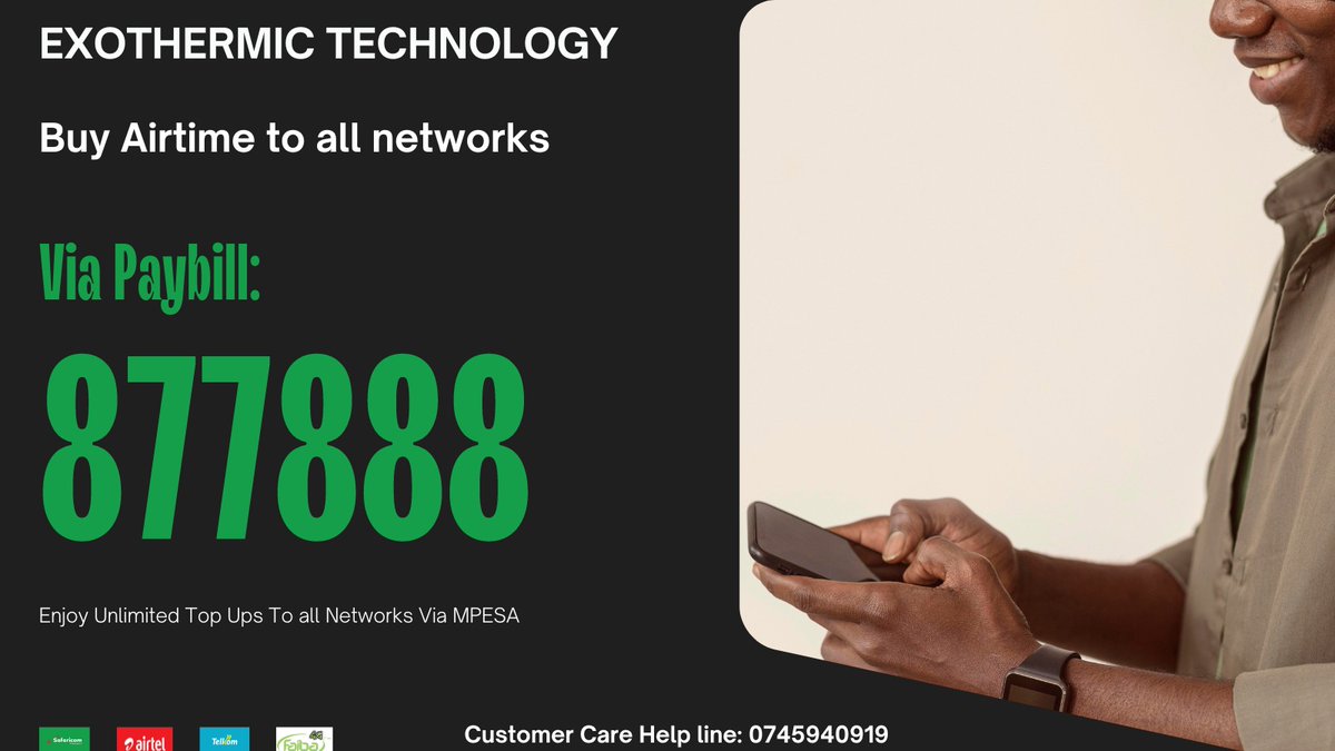 Limitless weekend,Enjoy Unlimited Top Ups To all Networks Via MPESA and Enjoy the connection with your loved ones ▪️Go to Lipa na Mpesa ▪️PAYBILL 877888 ▪️Account number Your Mobile Number 📞0745940919 Jowie Hells Gate Gabriel Jesus Sifuna Kiwior Gvardiol De Bruyne Arsenal Rail