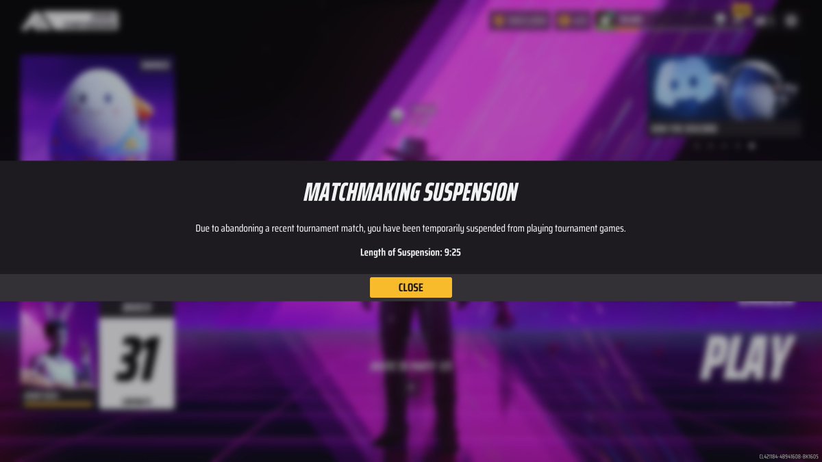 My game hung up &amp; crashed mid-tournament and I got this <a href="/reachthefinals/">THE FINALS</a>  😭

#thefinals #thefinalsgame #wtf