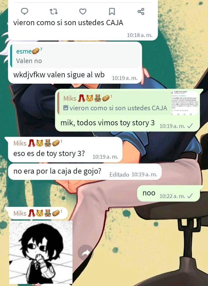 jjkwbot's tweet photo. ¿Que edad tenían cuando se enteraron que nuestra caja era una referencia a Toy Story 3 y no a la prisión confinadora?

Mik empieza: https://t.co/5PjzKLOViQ