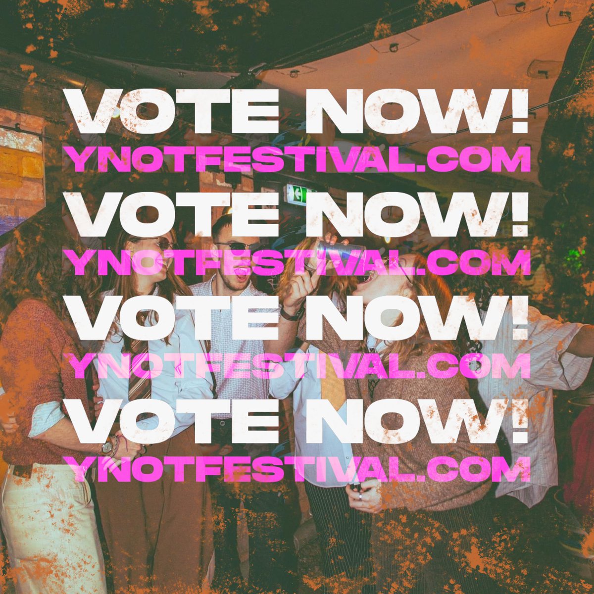 One more day left to vote for us to play @ynotfestival !! Please stick a vote if you have a few seconds spare, let’s get this one over the line💛 Vote here: bit.ly/ynotbandappvote #ynotfestival #bandapp