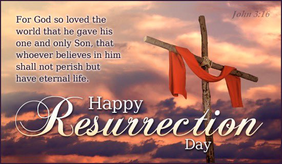 Happy Easter ✝️ He has Risen!!