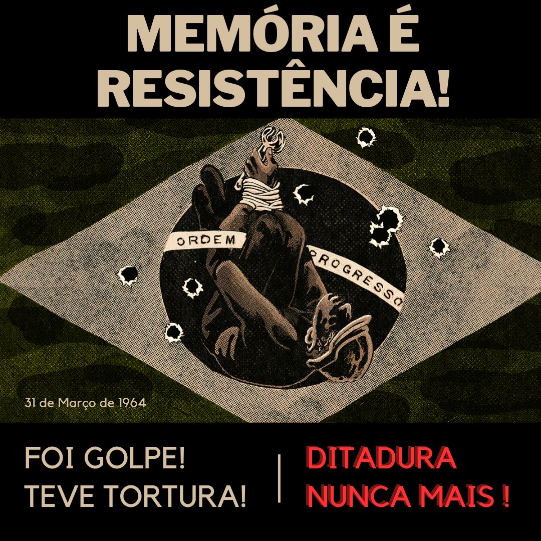 Foi GOLPE!! 
TEVE TORTURA!
NUNCA MAIS !