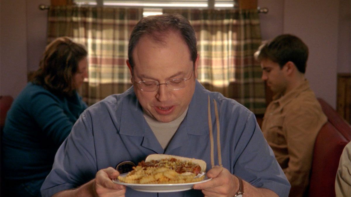 Complete the sentence: This Chili Cheese Dog smells like __________________________. #CornerGas #20thAnniversary