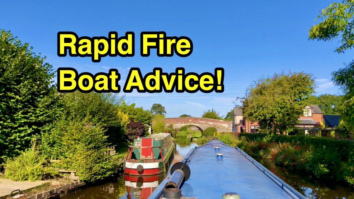 3 Minutes of Narrowboat Advice Video: youtu.be/m9zn2__MIfk