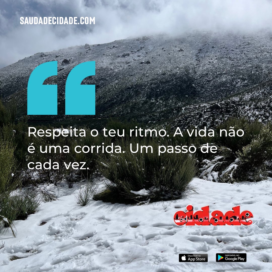 SaudadeCidade's tweet photo. Respeita o teu ritmo, mas não te esqueças de avançar. #viveintensamente #inconfundível #saudadecidade https://t.co/XCyngQewkx