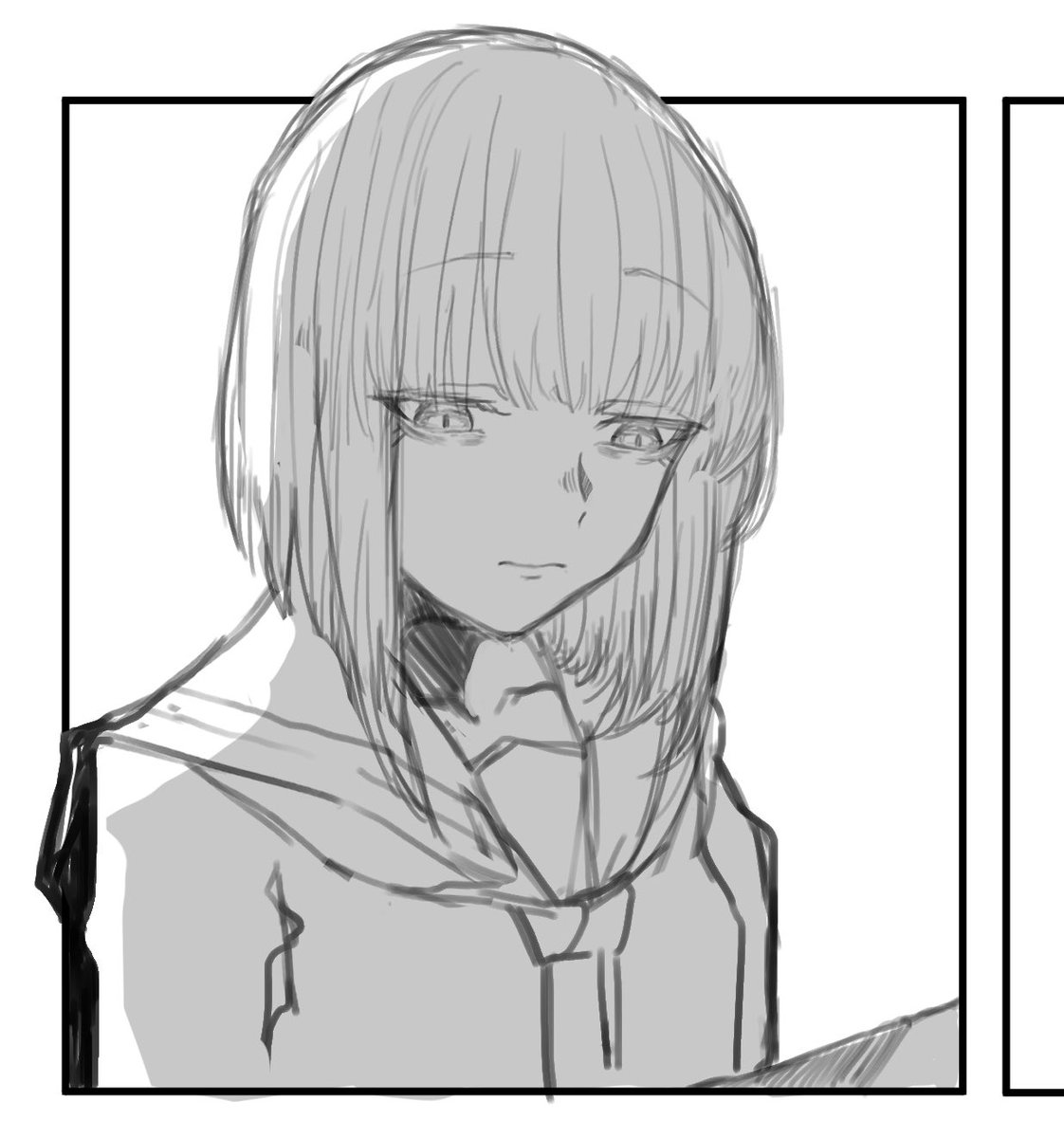 これはメガネ外した雫ヘアの結月さん。 