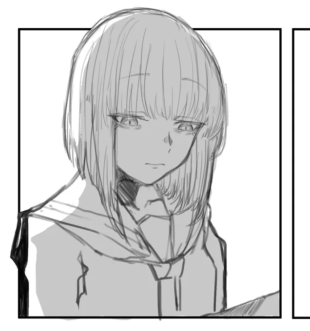 これはメガネ外した雫ヘアの結月さん。 